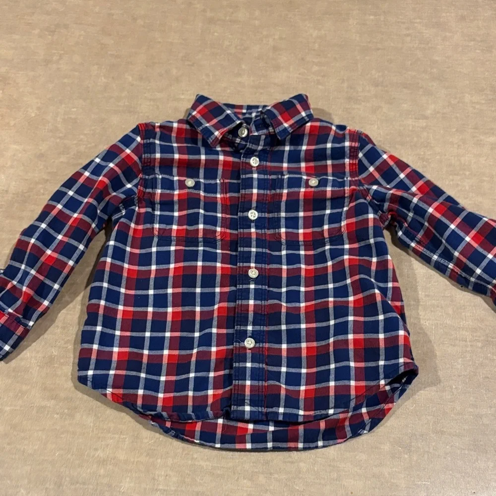 Ralph Lauren Kids Plaid Shirt - Red and Blue